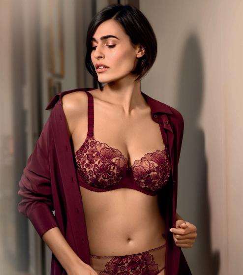 F75☆ Chantelle シャンテル　フランス高級 ランジェリーブラ　ピンク Chantelle – La Goutte